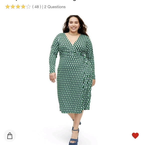 Green Wrap Dress - DVF for Target - Picture 3 of 10